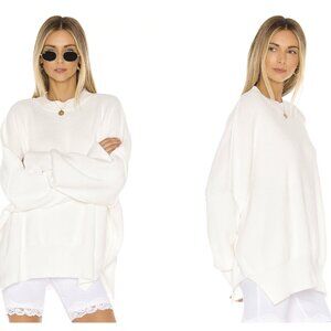 FREE PEOPLE / EAST STREET TUNIC / WHITE / SIZE L